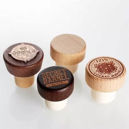 စိတ်ကြိုက်လိုဂို T Shape Synthetic Cork Stopper